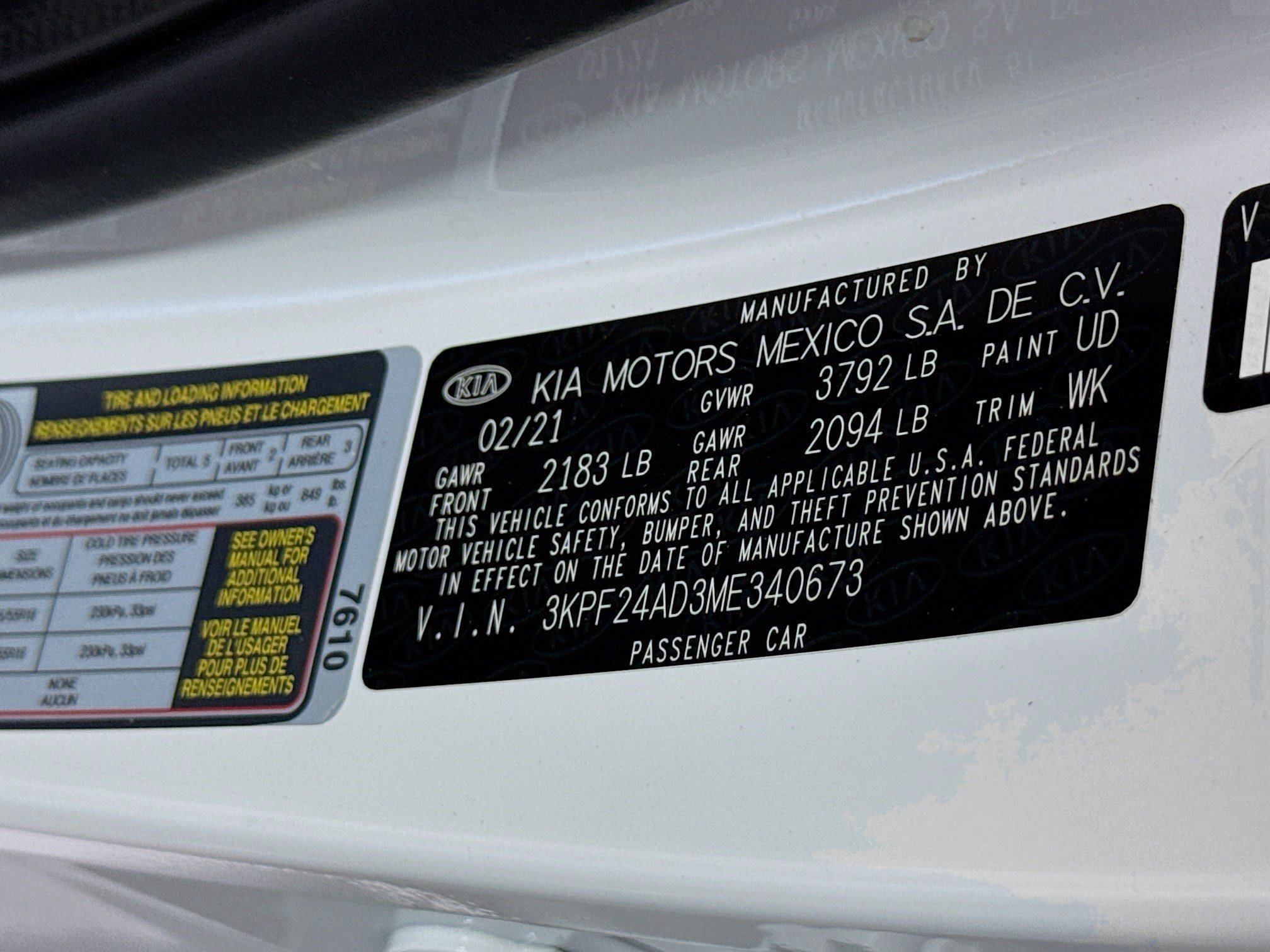 Used 2021 Kia Forte LXS FWD image 39