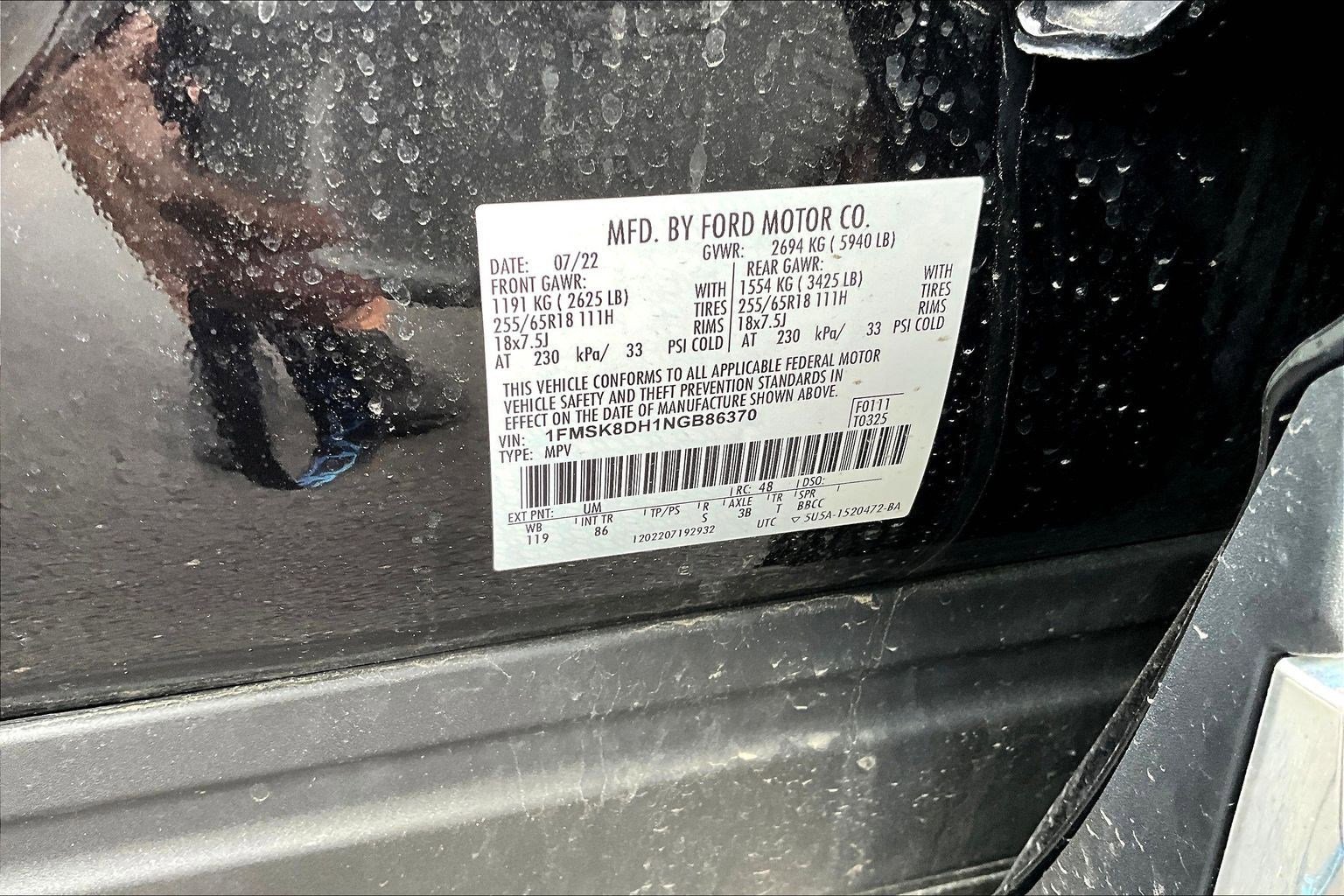 Used 2022 Ford Explorer XLT AWD/4WD image 19