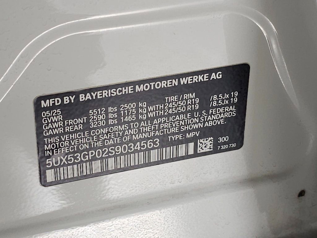 Used 2025 BMW X3 xDrive30i w/ Premium Package image 38