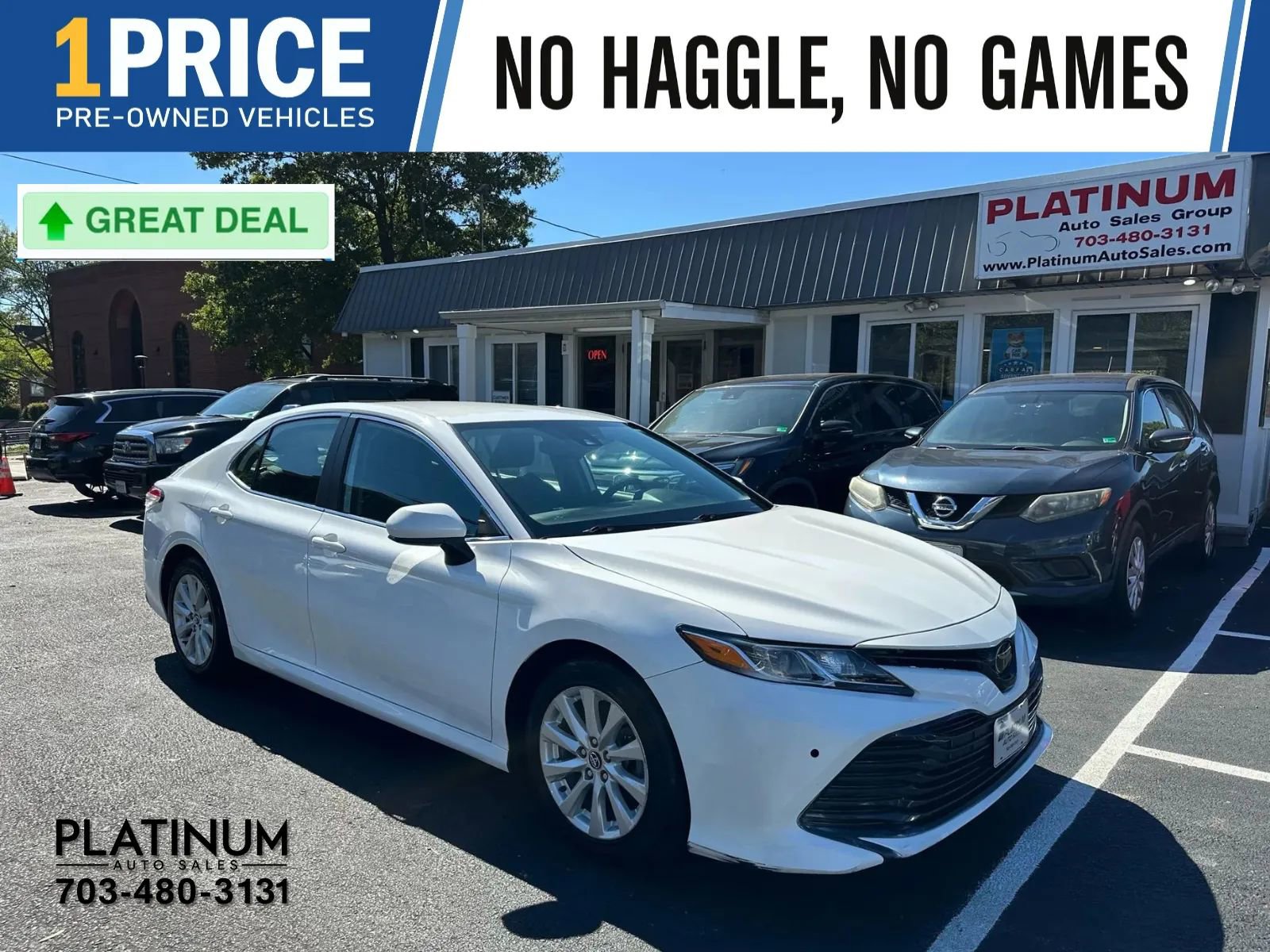 Used 2020 Toyota Camry LE image 1