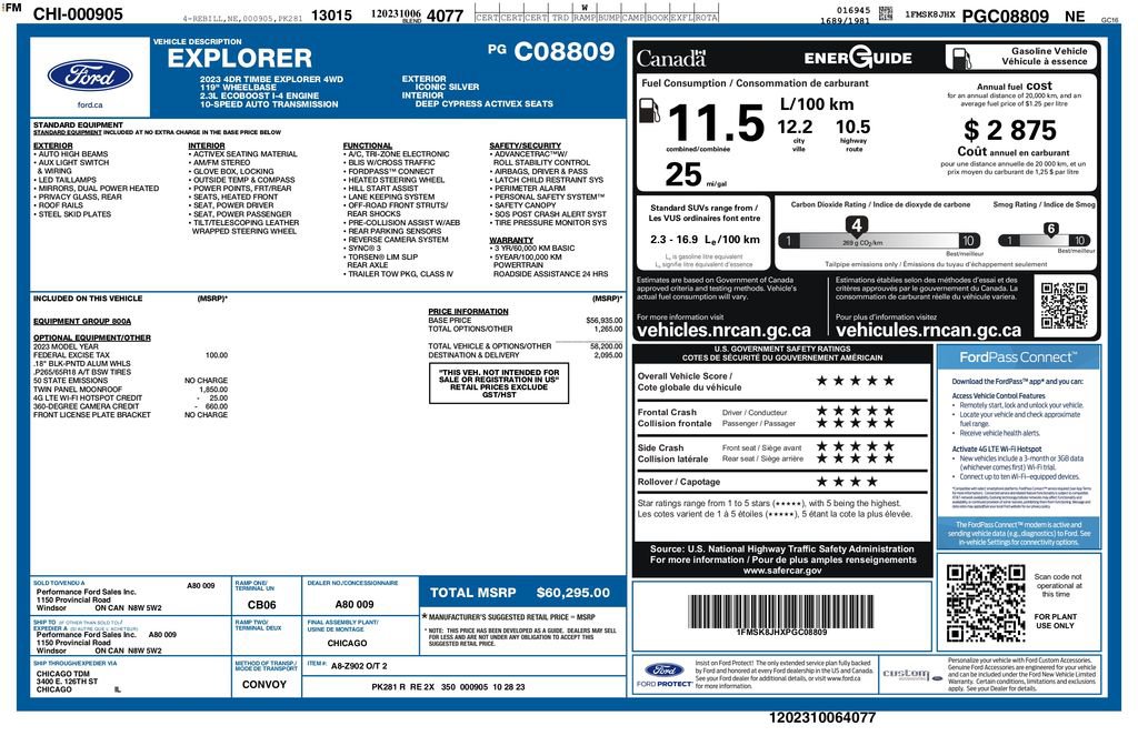Used 2023 Ford Explorer Timberline AWD/4WD image 3