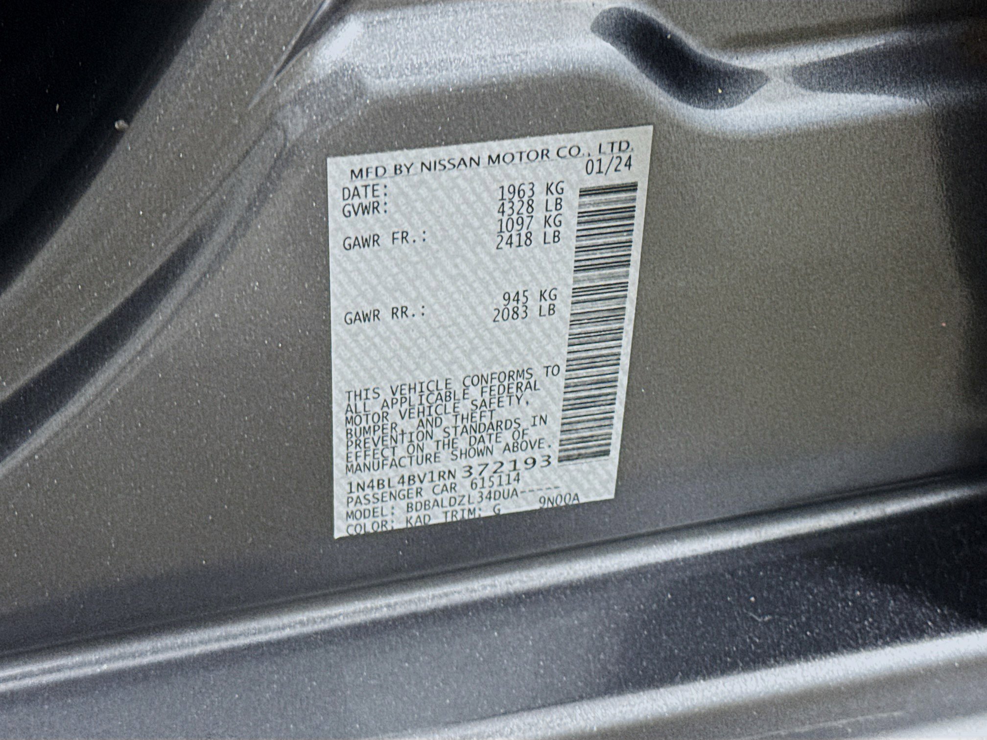 Used 2024 Nissan Altima 2.5 S image 40