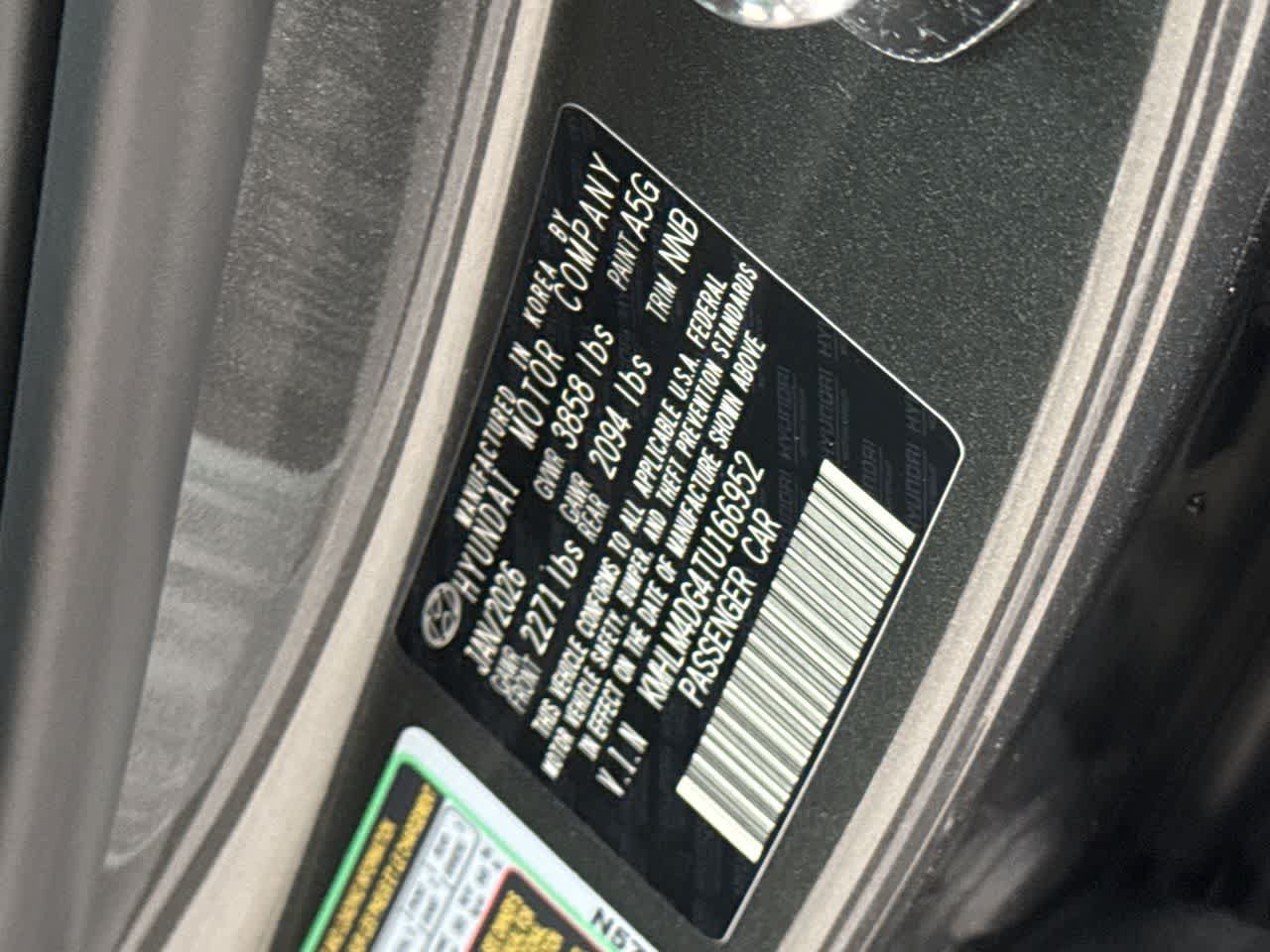 New 2026 Hyundai Elantra Sport w/ Cargo Package FWD image 29