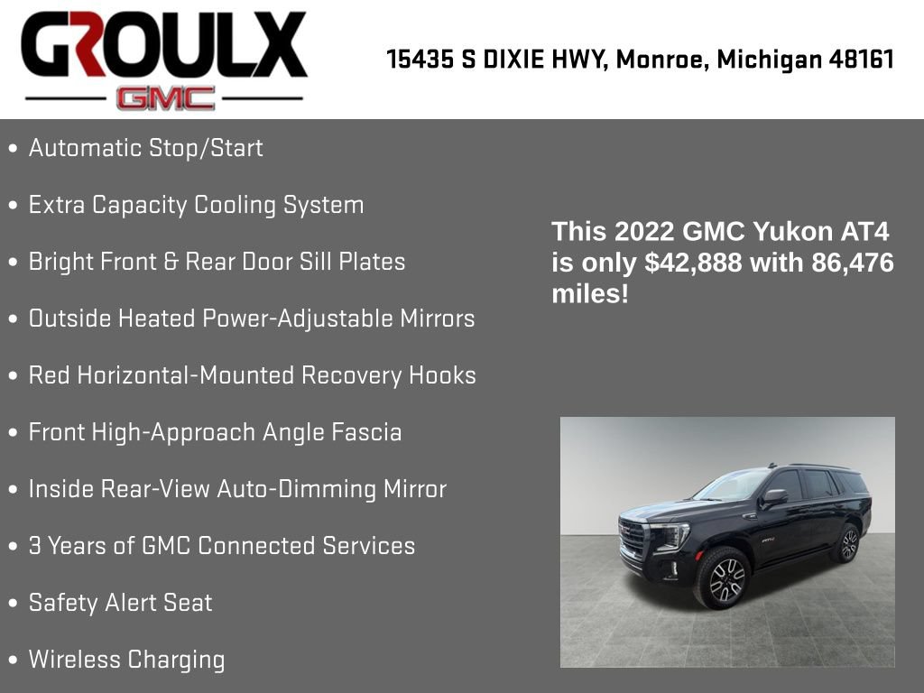 Used 2022 GMC Yukon AT4 AWD/4WD image 34