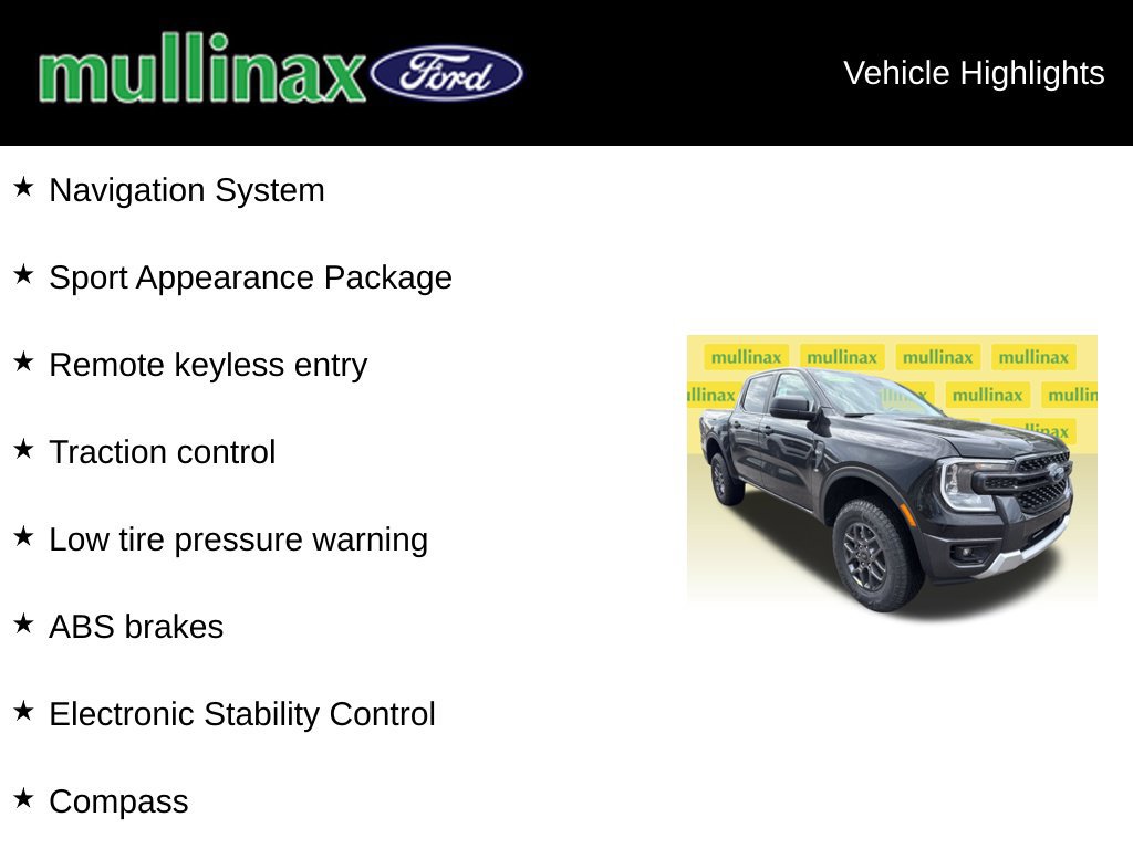 New 2026 Ford Ranger XLT w/ Equipment Group 301A High AWD/4WD image 15