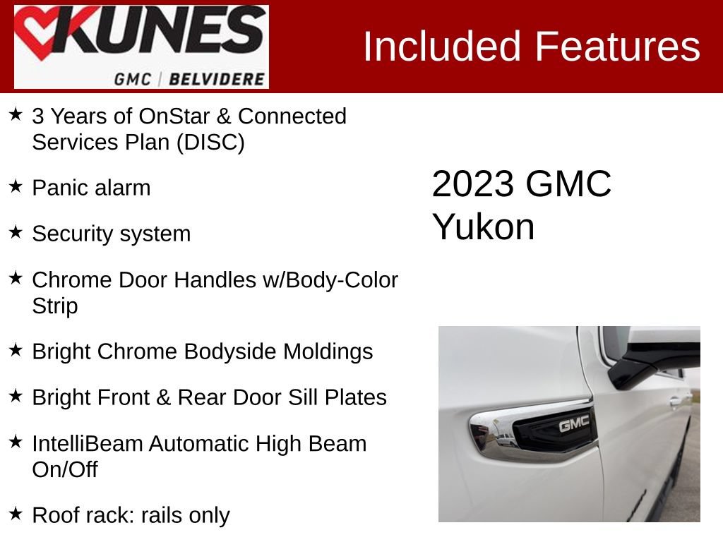 Used 2023 GMC Yukon SLT AWD/4WD image 3