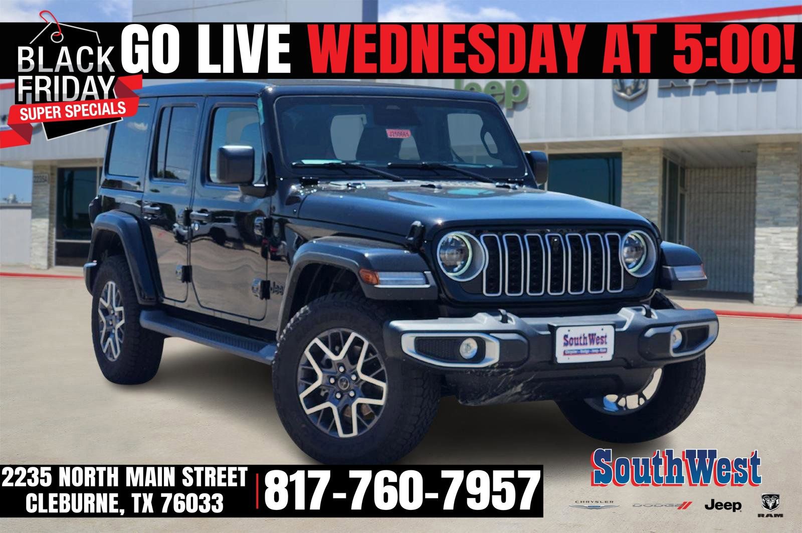 New 2025 Jeep Wrangler Sahara