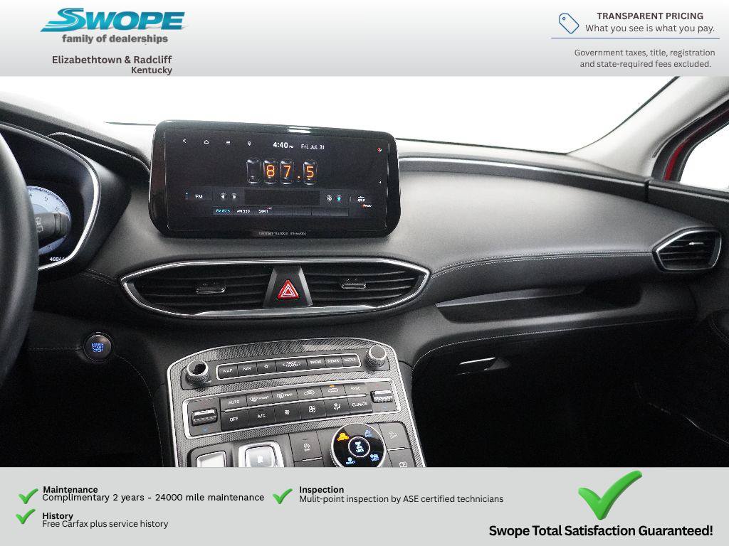 Used 2022 Hyundai Santa Fe SEL w/ Convenience + Premium Package AWD/4WD image 20