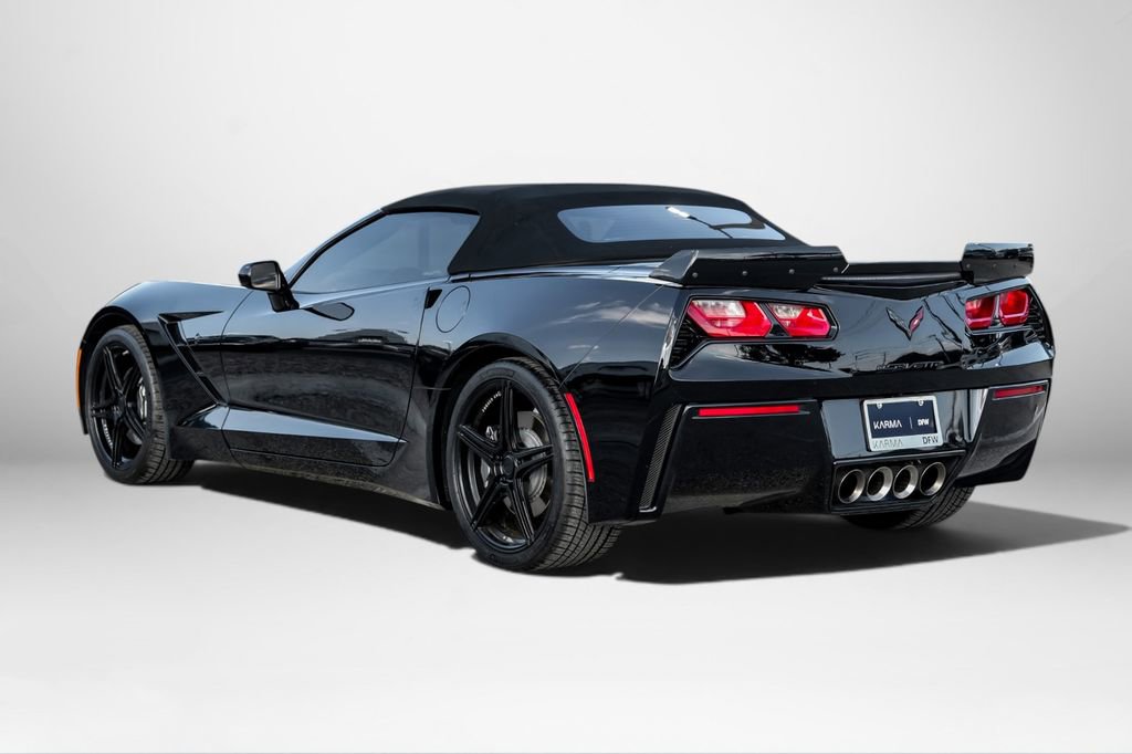 Used 2017 Chevrolet Corvette Stingray Convertible w/ Carbon Flash Badge Package RWD image 8