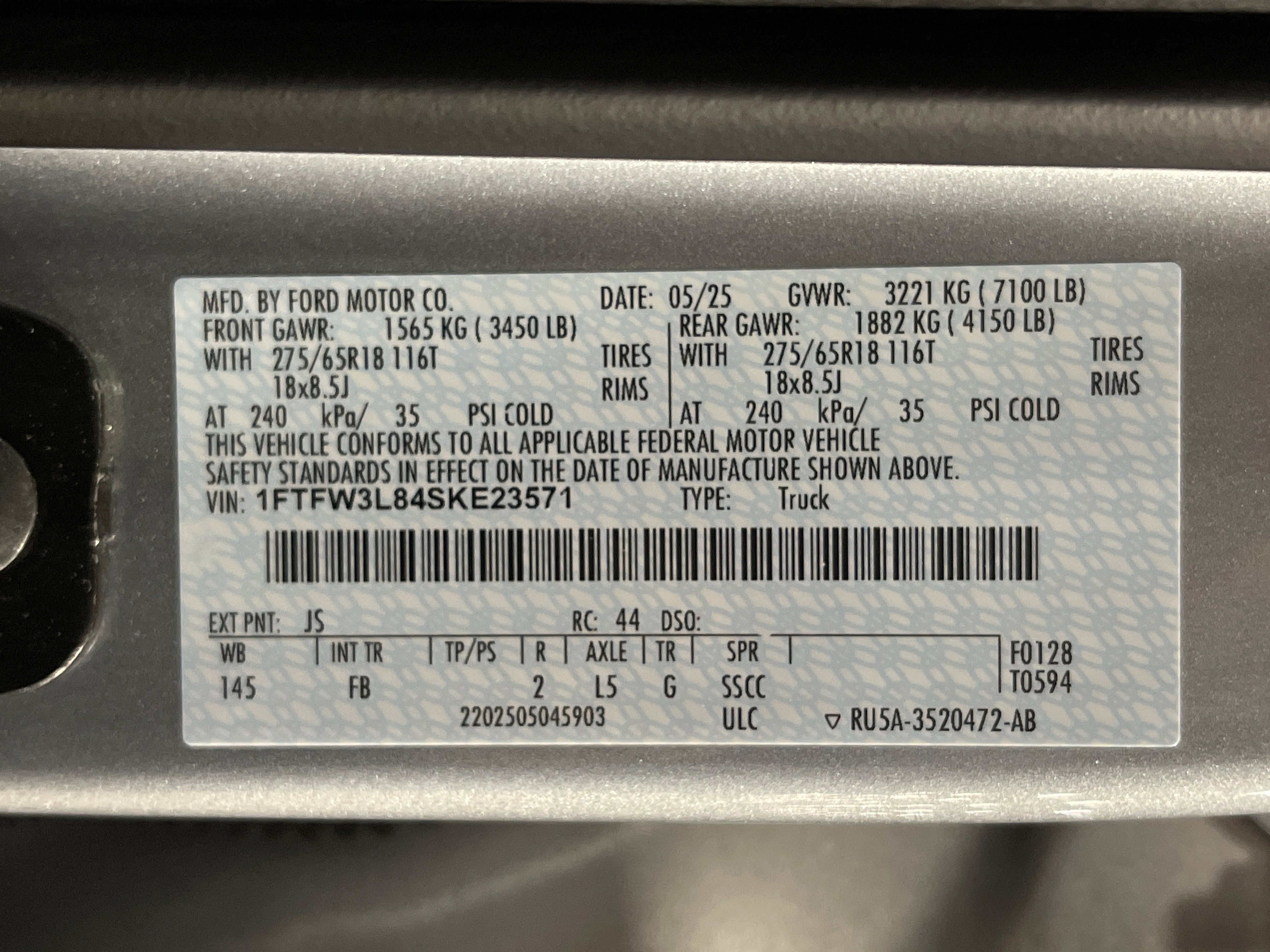 Used 2025 Ford F150 XLT w/ Equipment Group 302A MID image 28