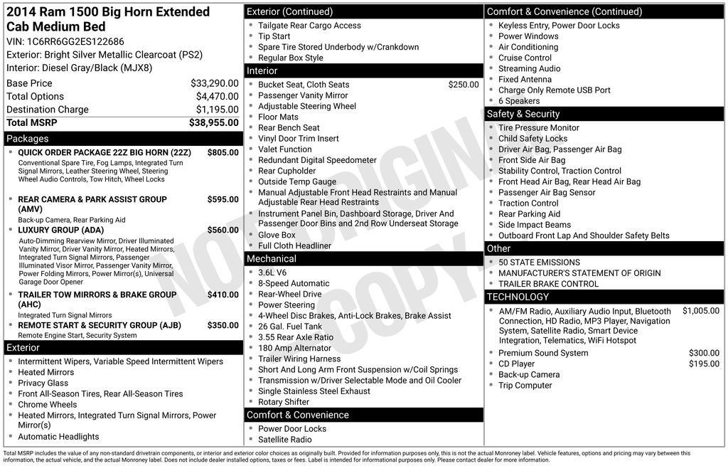 Used 2014 RAM 1500 Big Horn image 31