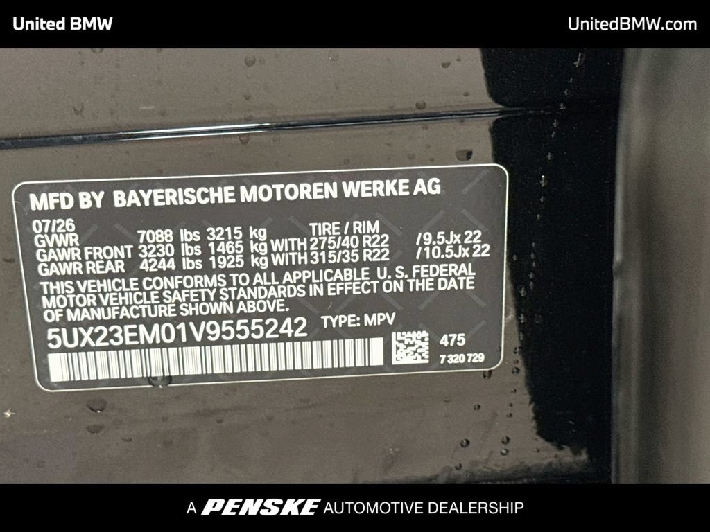 New 2027 BMW X7 xDrive40i w/ Executive Package AWD/4WD image 15