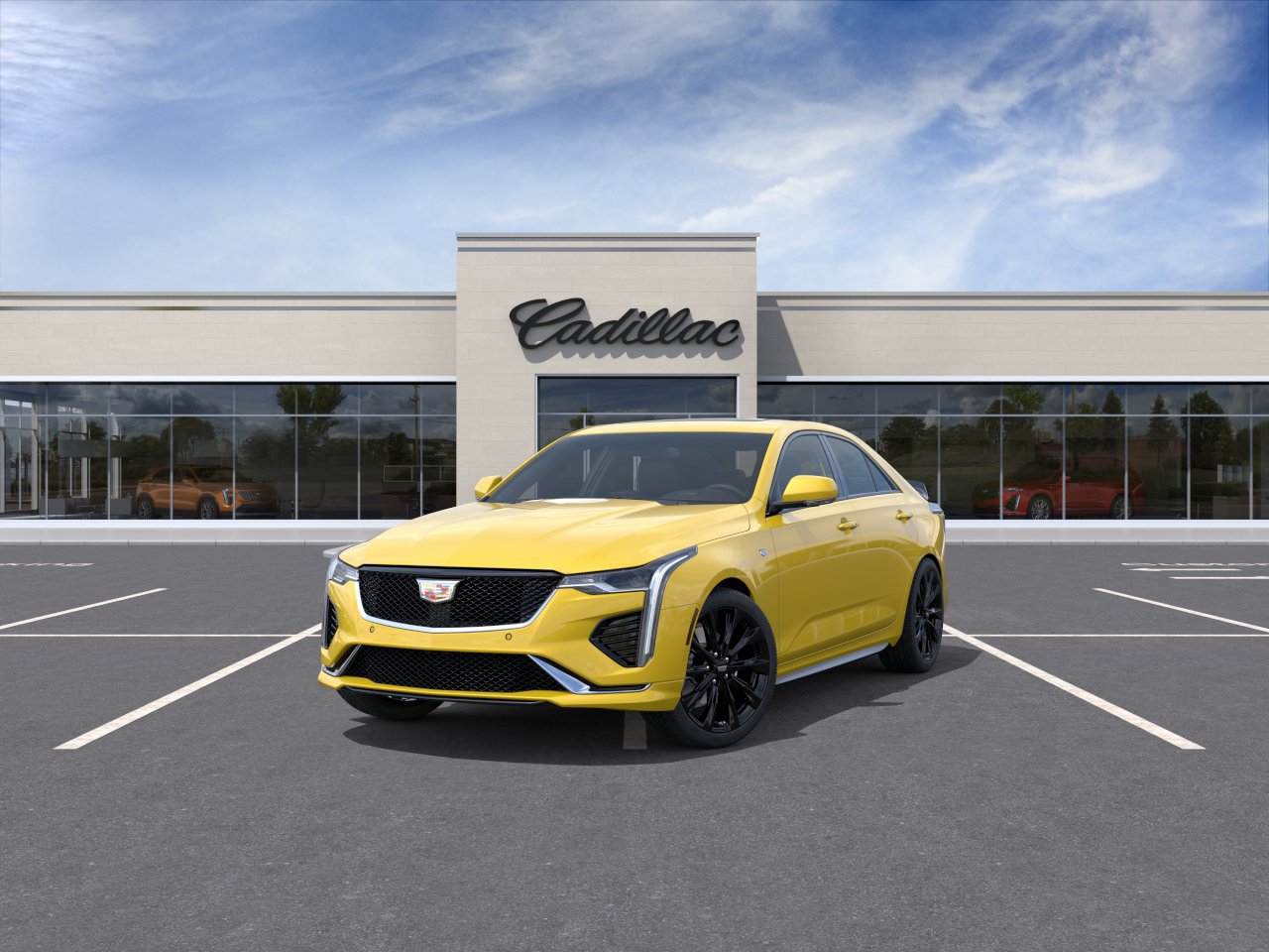 New 2026 Cadillac CT4 Sport w/ LPO, ONYX Package RWD image 8
