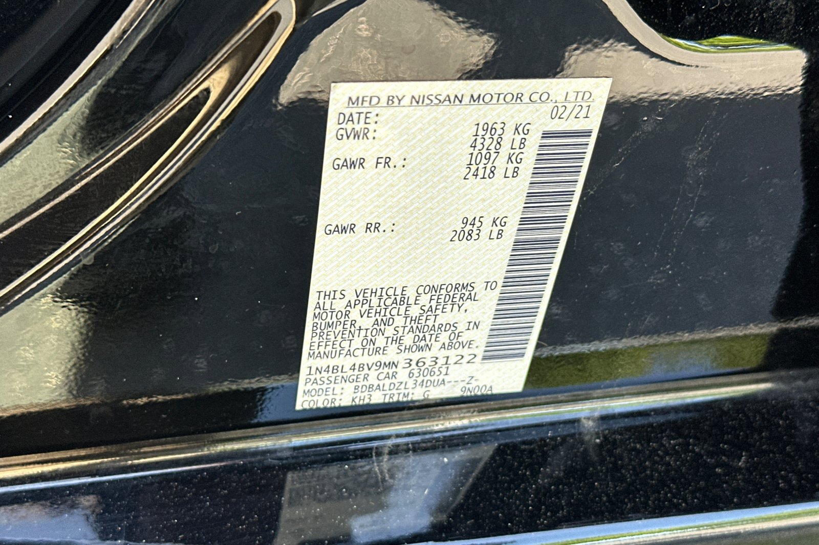 Certified 2021 Nissan Altima 2.5 S FWD image 27