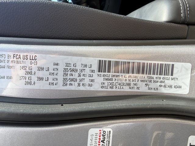 Used 2019 Dodge Durango R/T AWD/4WD image 30