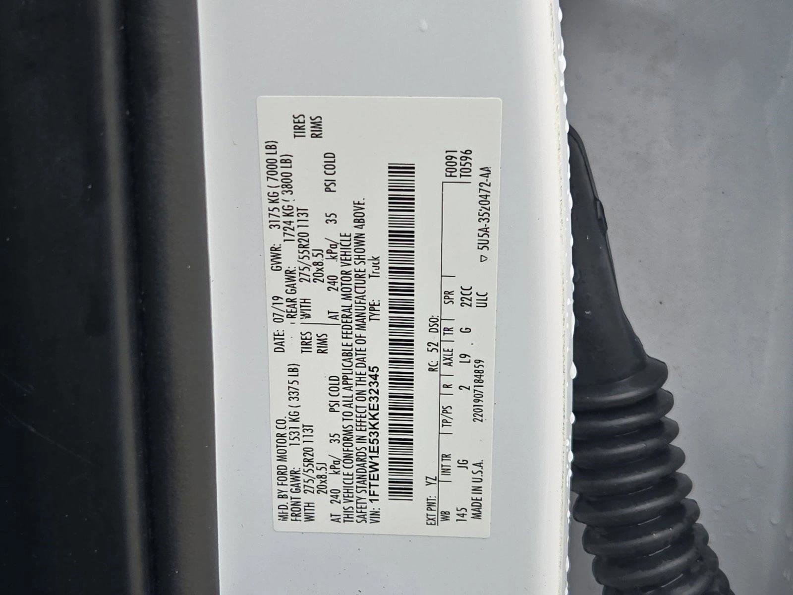 Used 2019 Ford F150 XL w/ Equipment Group 101A Mid AWD/4WD image 22