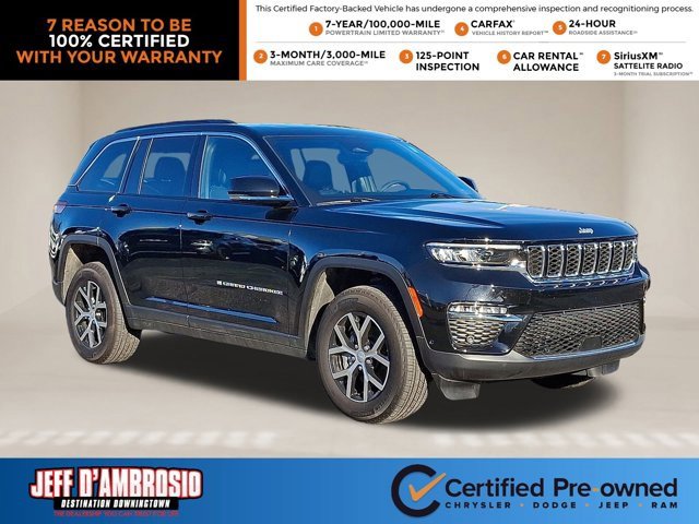 Certified 2025 Jeep Grand Cherokee Limited w/ Luxury Tech Group II