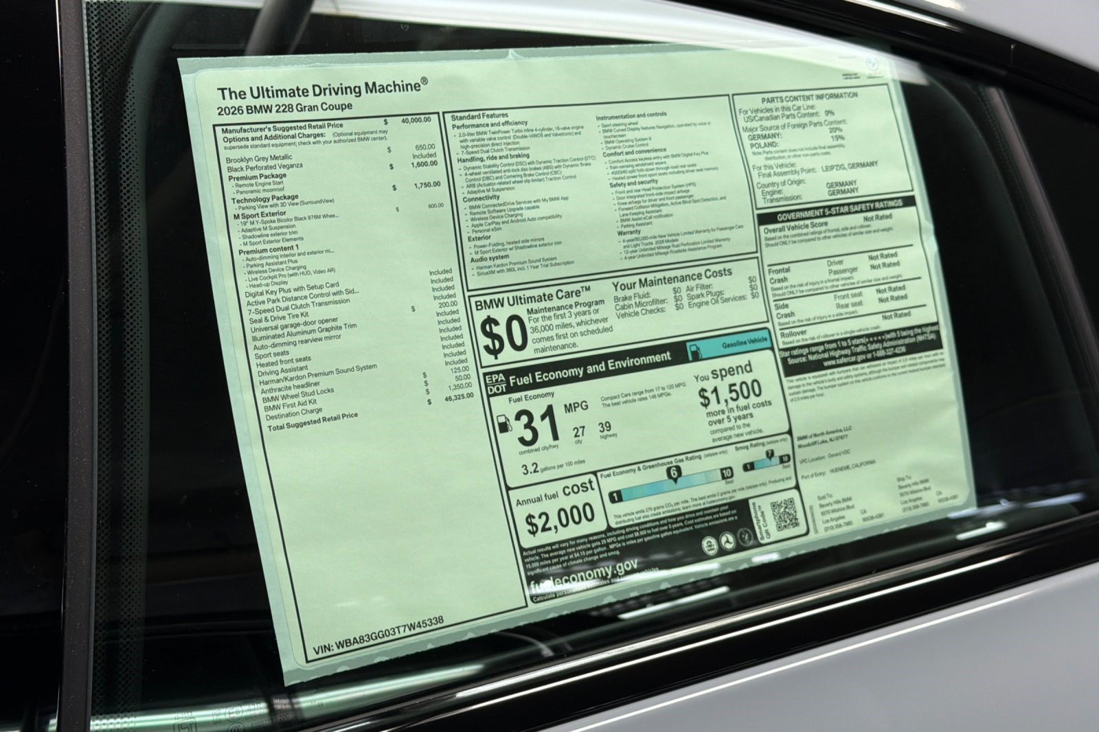 New 2026 BMW 228i w/ Technology Package FWD image 29