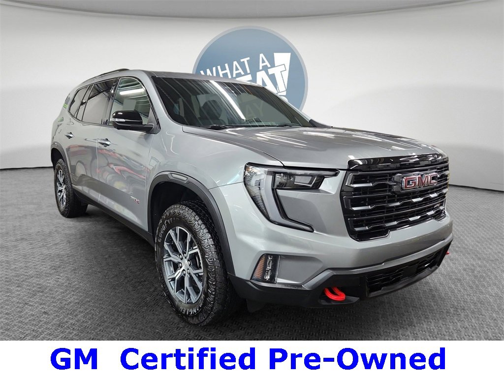 Certified 2024 GMC Acadia AT4 w/ LPO, Floor Liner Package