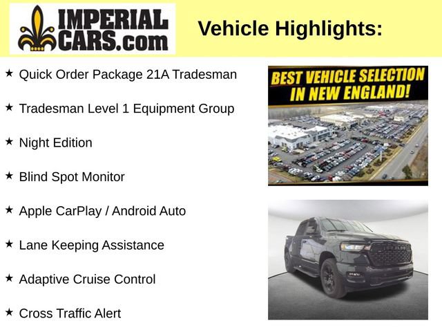 Used 2025 RAM 1500 Tradesman w/ Night Edition AWD/4WD image 3