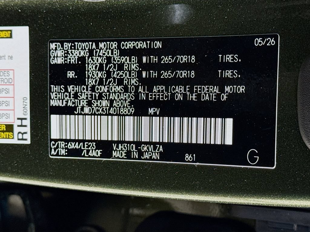 New 2026 Lexus LX 700h Overtrail AWD/4WD image 24