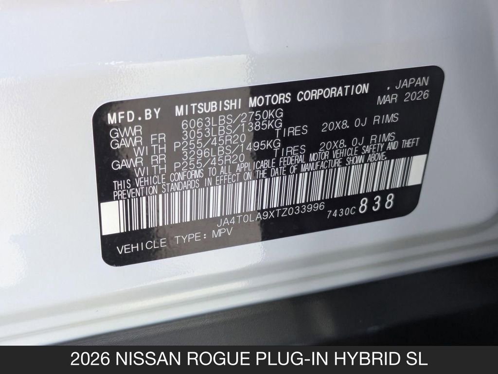 New 2026 Nissan Rogue SL AWD/4WD image 26