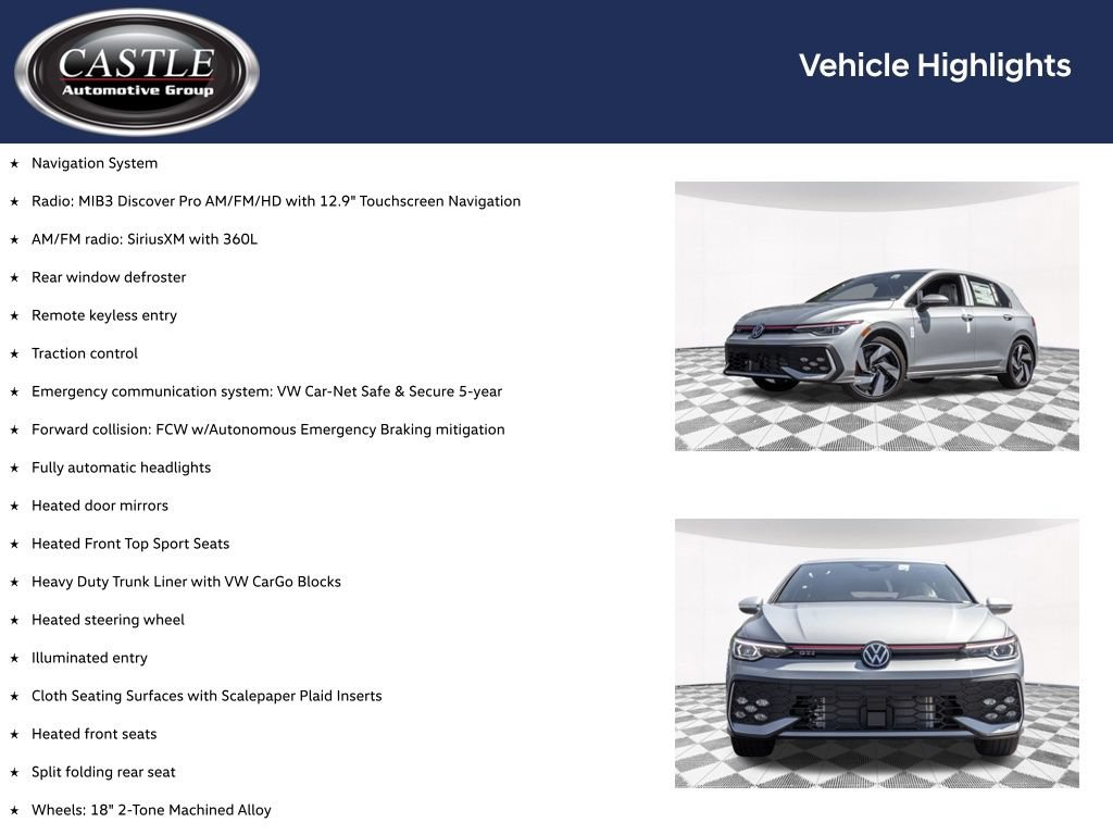 New 2026 Volkswagen GTI S FWD image 3