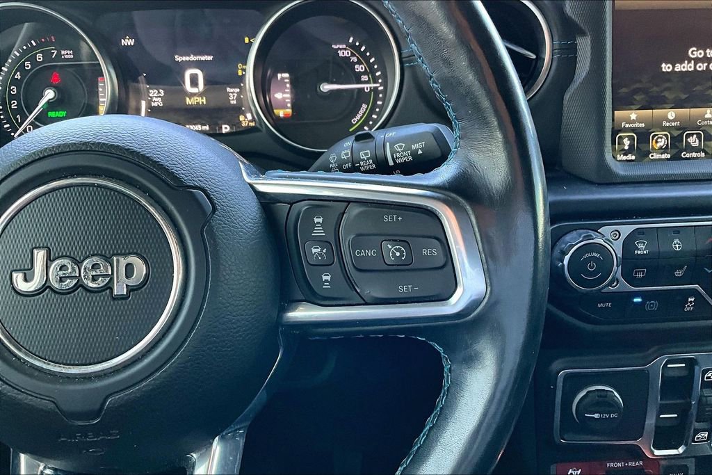 Used 2021 Jeep Wrangler Unlimited Rubicon 4xe w/ Steel Bumper Group image 7