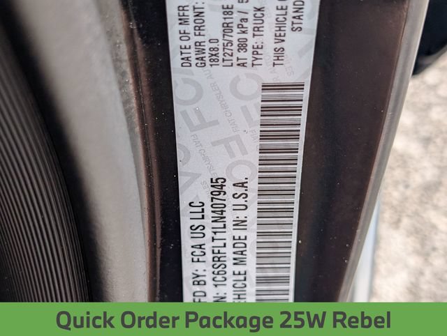 Used 2020 RAM 1500 Rebel w/ Rebel Level 1 Equipment Group AWD/4WD image 26