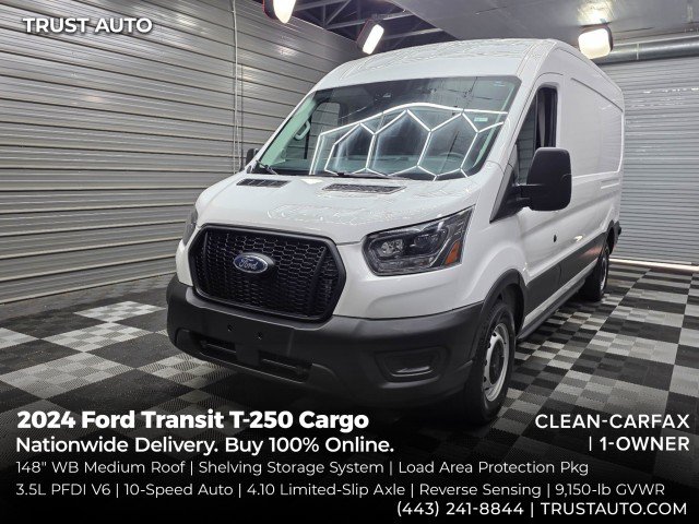 Used 2024 Ford Transit 250 148 Medium Roof w/ Load Area Protection Package