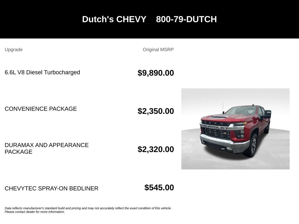 Used 2022 Chevrolet Silverado 2500 LT w/ Convenience Package AWD/4WD image 5