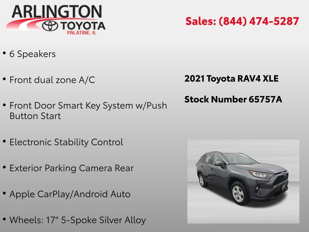 Used 2021 Toyota RAV4 XLE AWD/4WD image 4