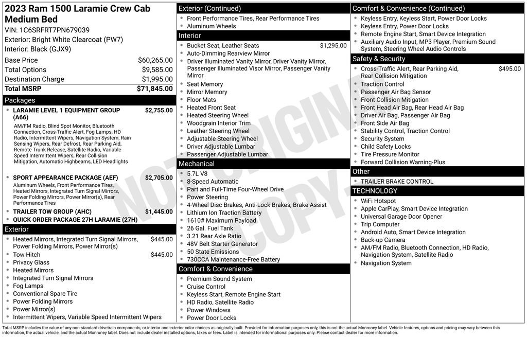 Used 2023 RAM 1500 Laramie image 13