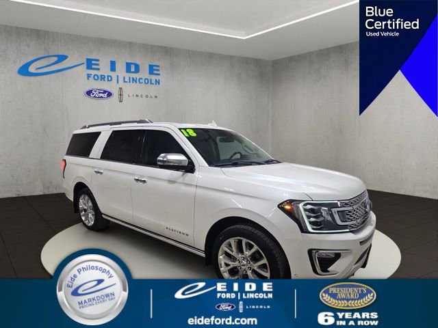 Certified 2018 Ford Expedition Max Platinum AWD/4WD image 1