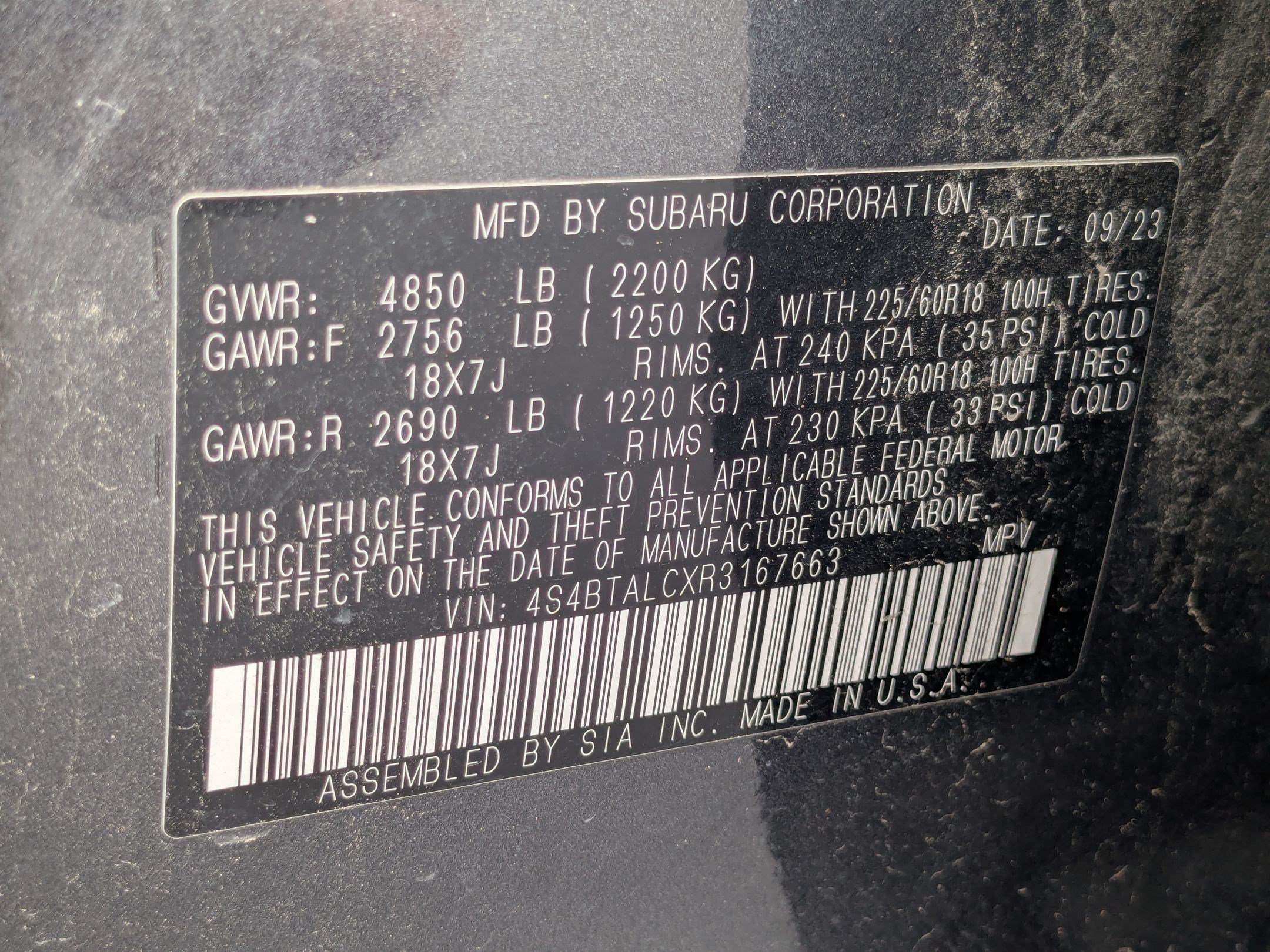 Used 2024 Subaru Outback Onyx Edition AWD/4WD image 32