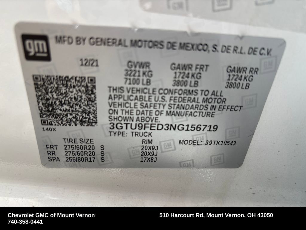 Used 2022 GMC Sierra 1500 Denali AWD/4WD image 30