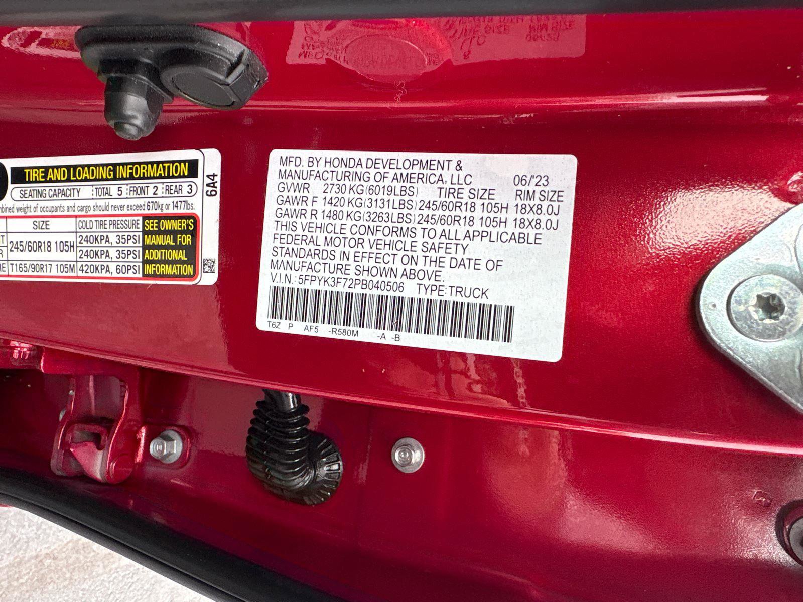 Used 2023 Honda Ridgeline RTL-E image 30