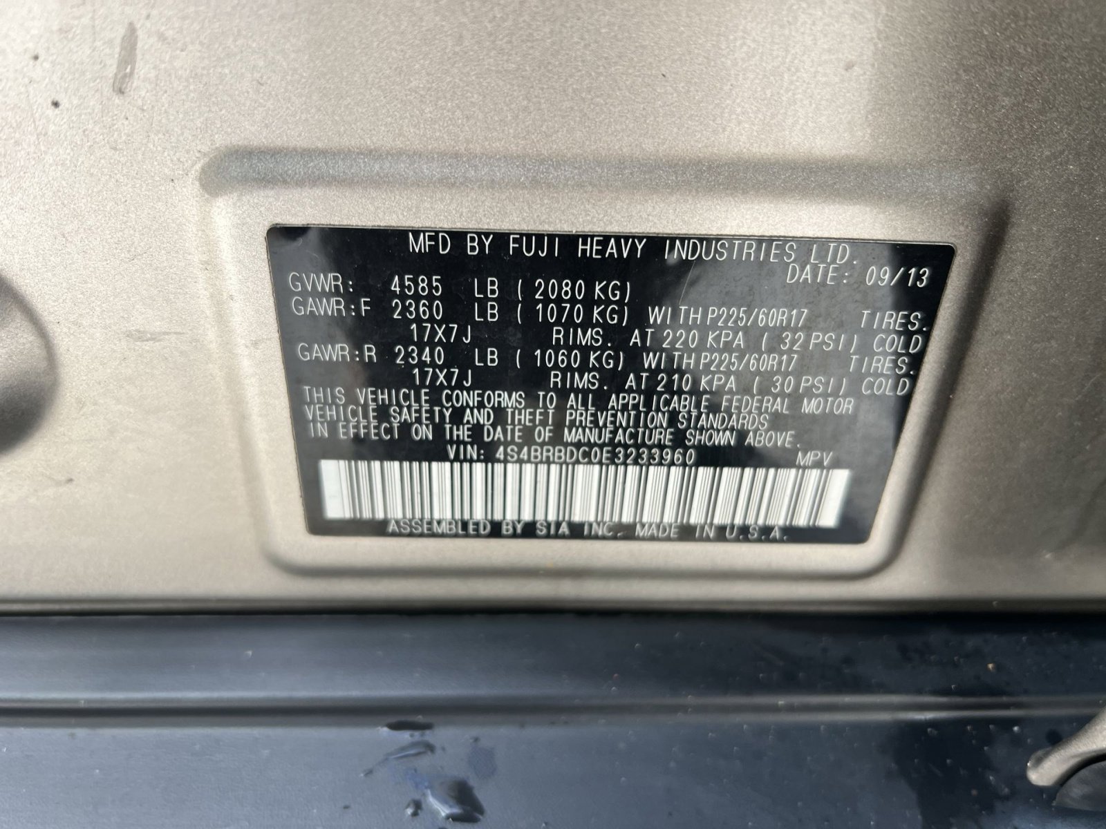 Used 2014 Subaru Outback 2.5i Premium w/ Moonroof Package image 27