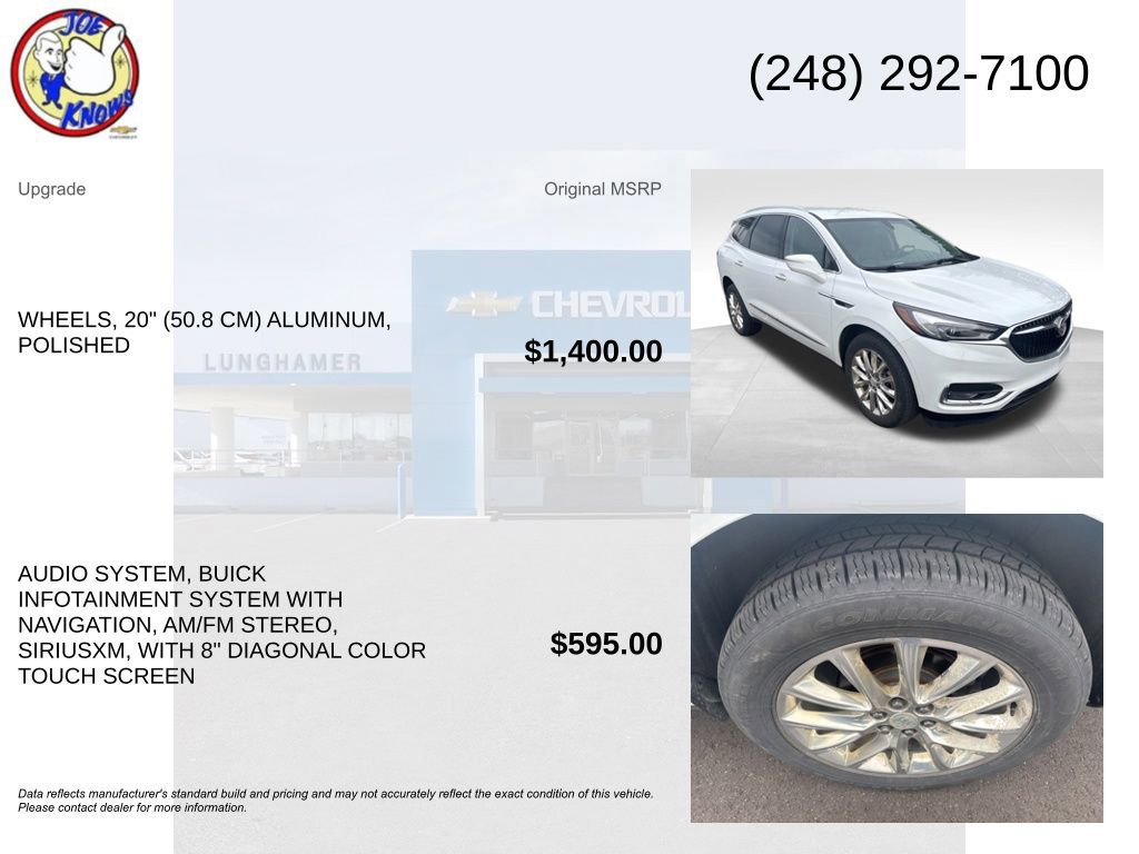 Used 2018 Buick Enclave Essence AWD/4WD image 5