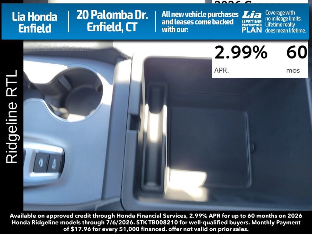New 2026 Honda Ridgeline RTL image 27