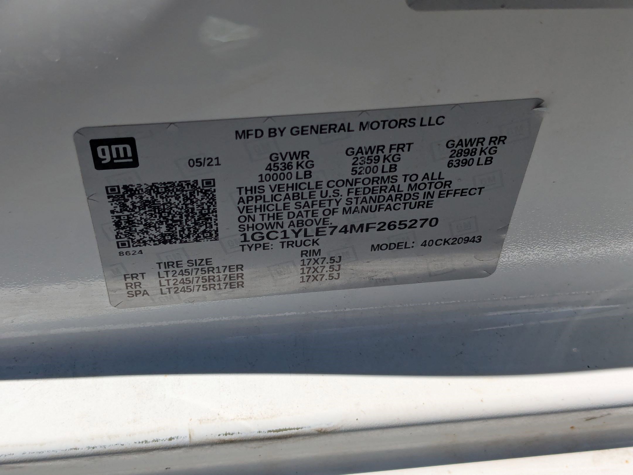 Used 2021 Chevrolet Silverado 2500 W/T w/ WT Convenience Package AWD/4WD image 33