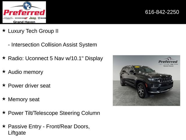 Used 2024 Jeep Grand Cherokee L Limited w/ Luxury Tech Group II AWD/4WD image 18