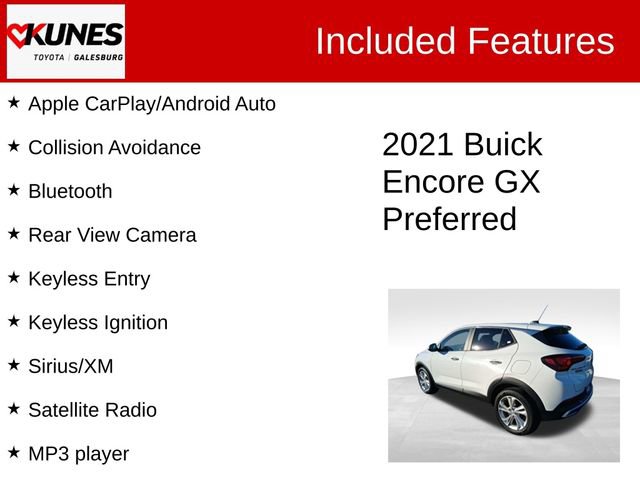Used 2021 Buick Encore GX Preferred image 2