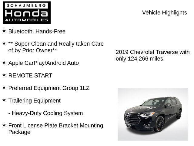 Used 2019 Chevrolet Traverse Premier w/ Redline Edition AWD/4WD image 7