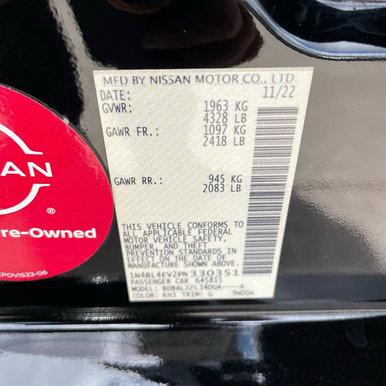 Used 2023 Nissan Altima 2.5 SL image 28