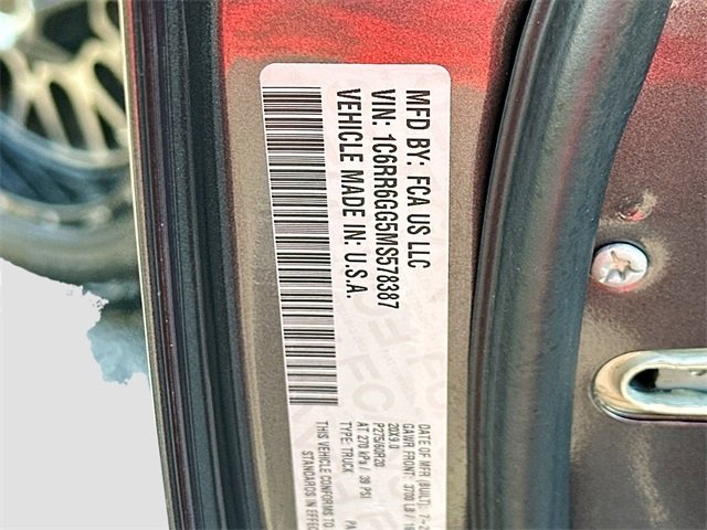 Certified 2021 RAM 1500 Classic Warlock w/ Electronics Group image 29