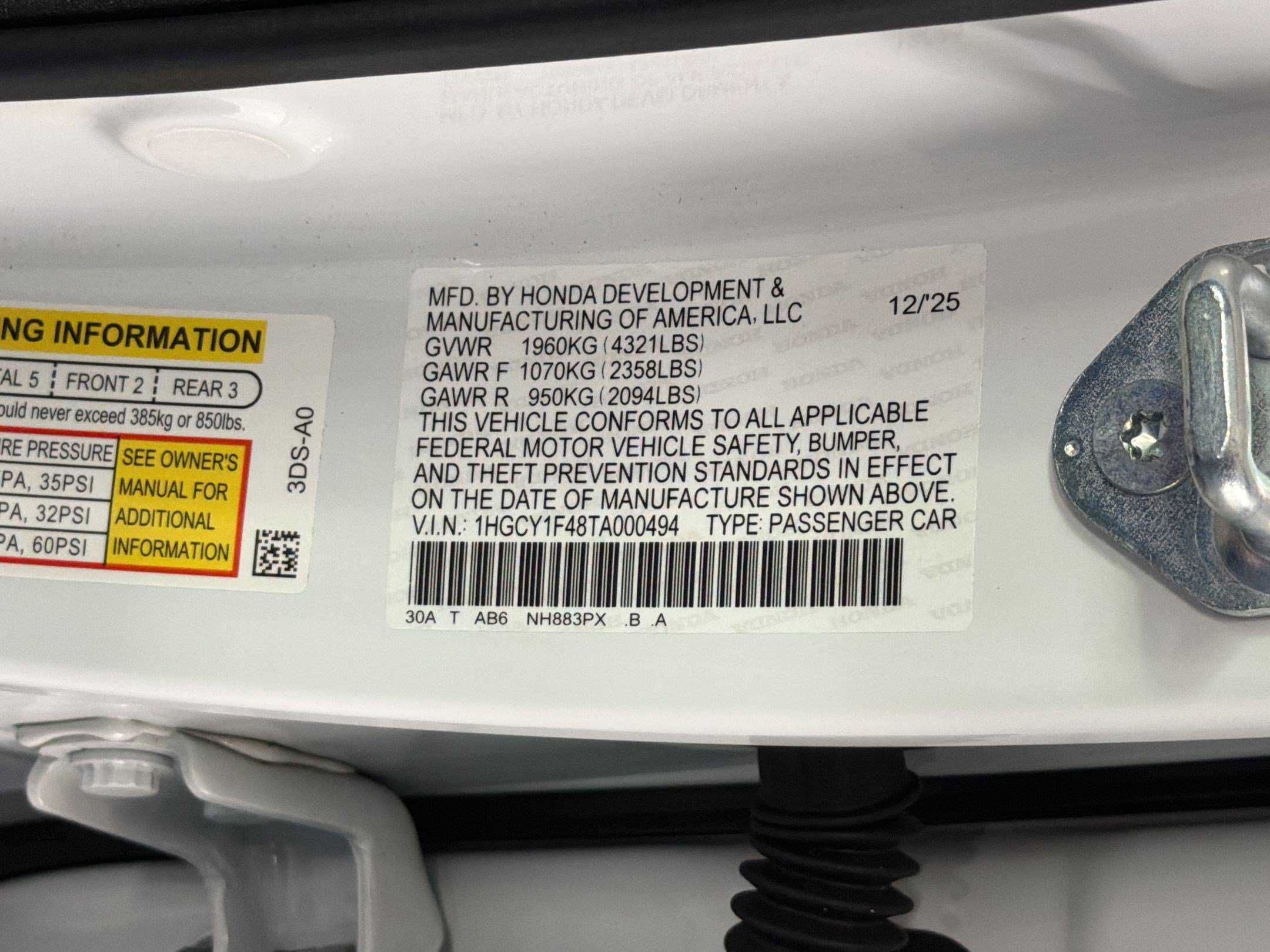 Certified 2026 Honda Accord SE image 24