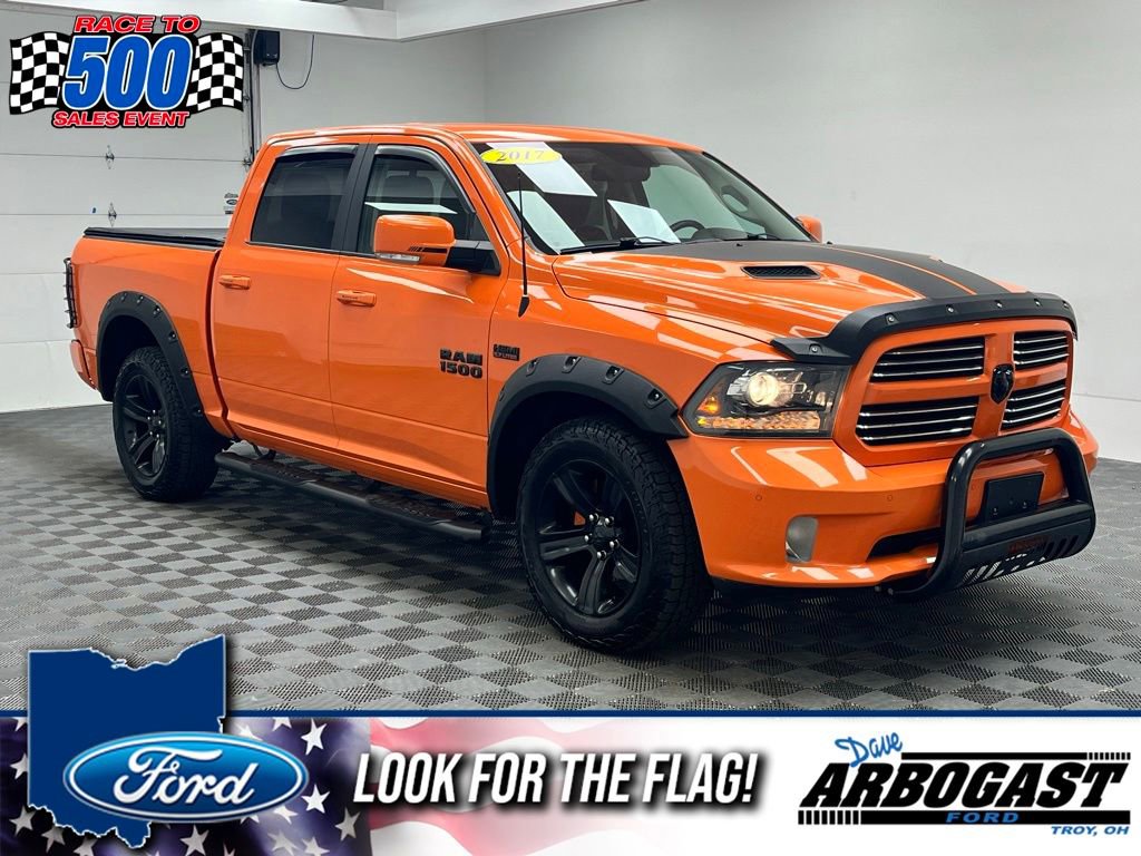 Used 2017 RAM 1500 Sport w/ Ignition Orange Sport Package