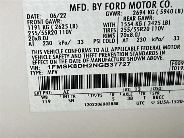 Used 2022 Ford Explorer XLT w/ Equipment Group 202A image 30