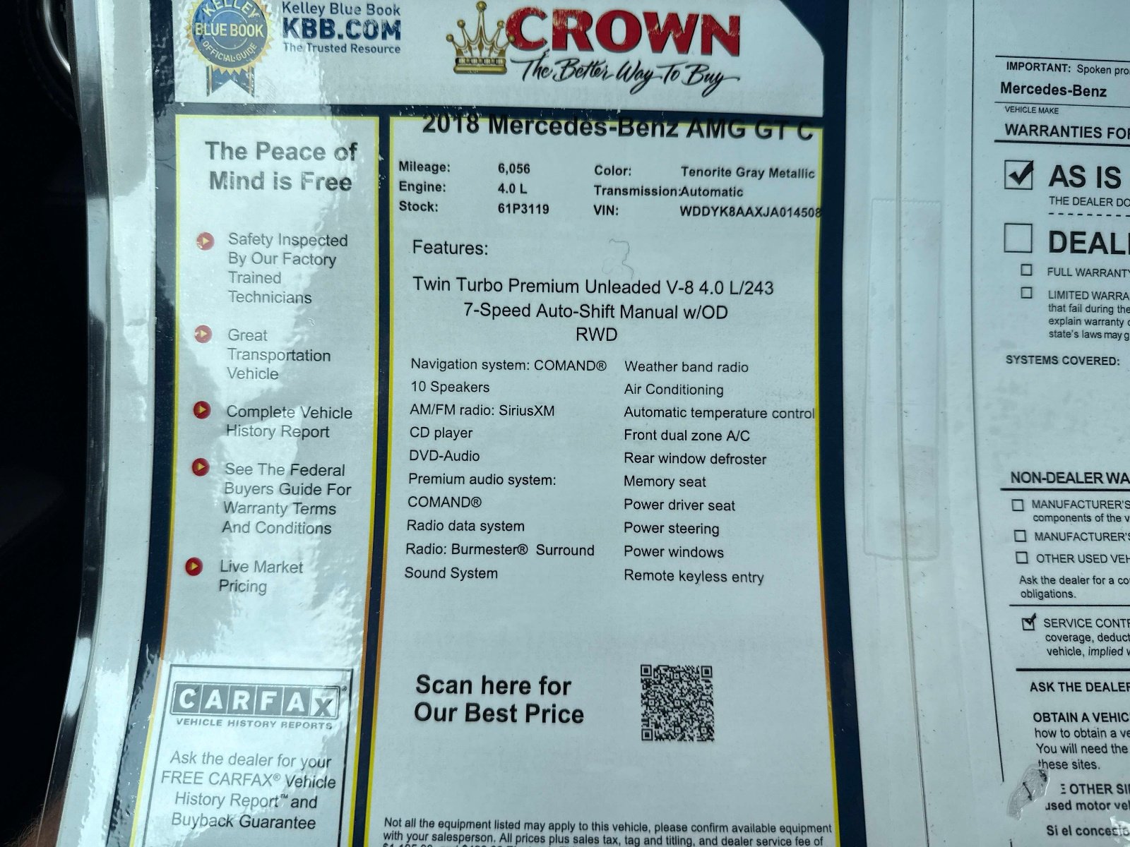 Used 2018 Mercedes-Benz AMG GT C image 31